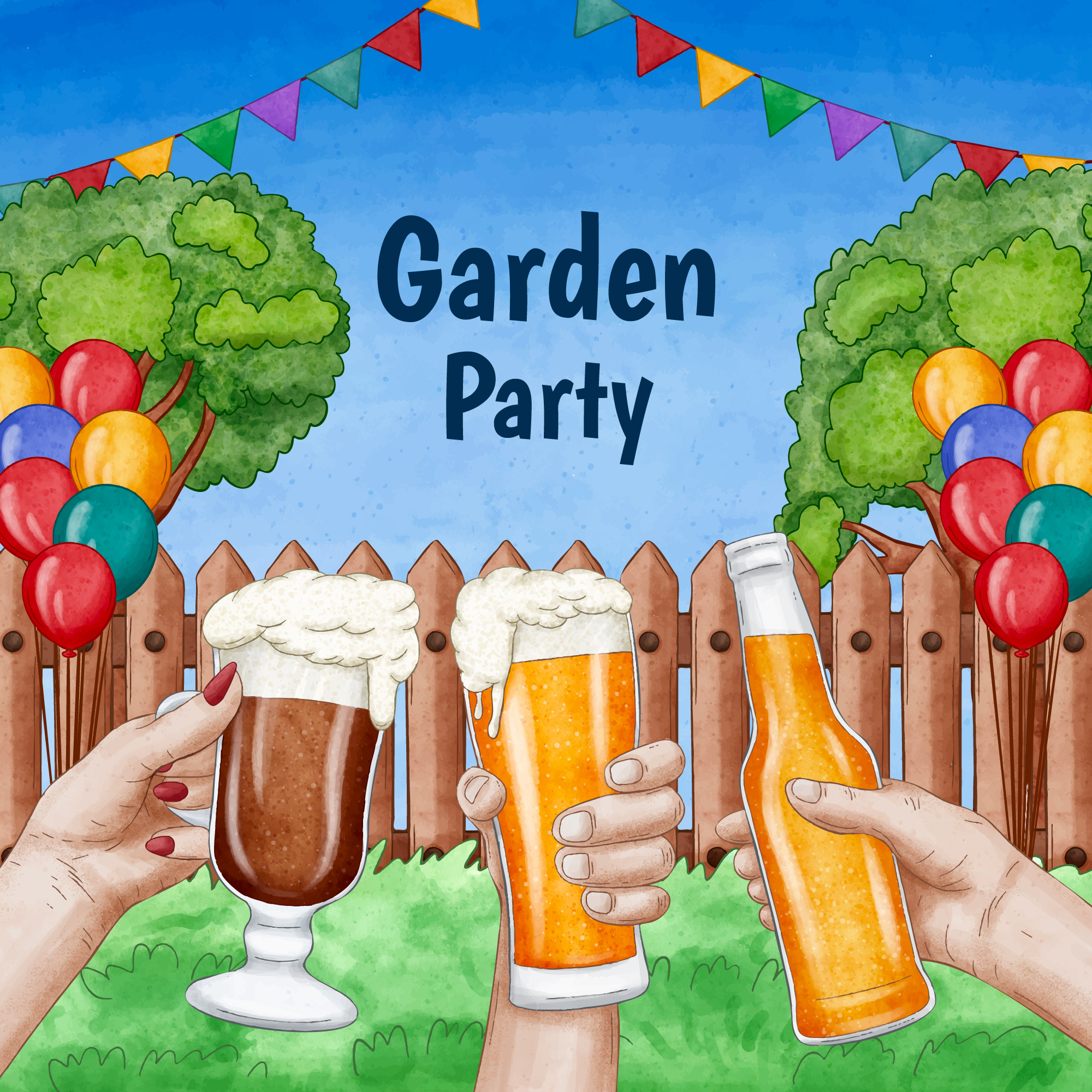 Junge Erwachsene: Karibische Gartenparty