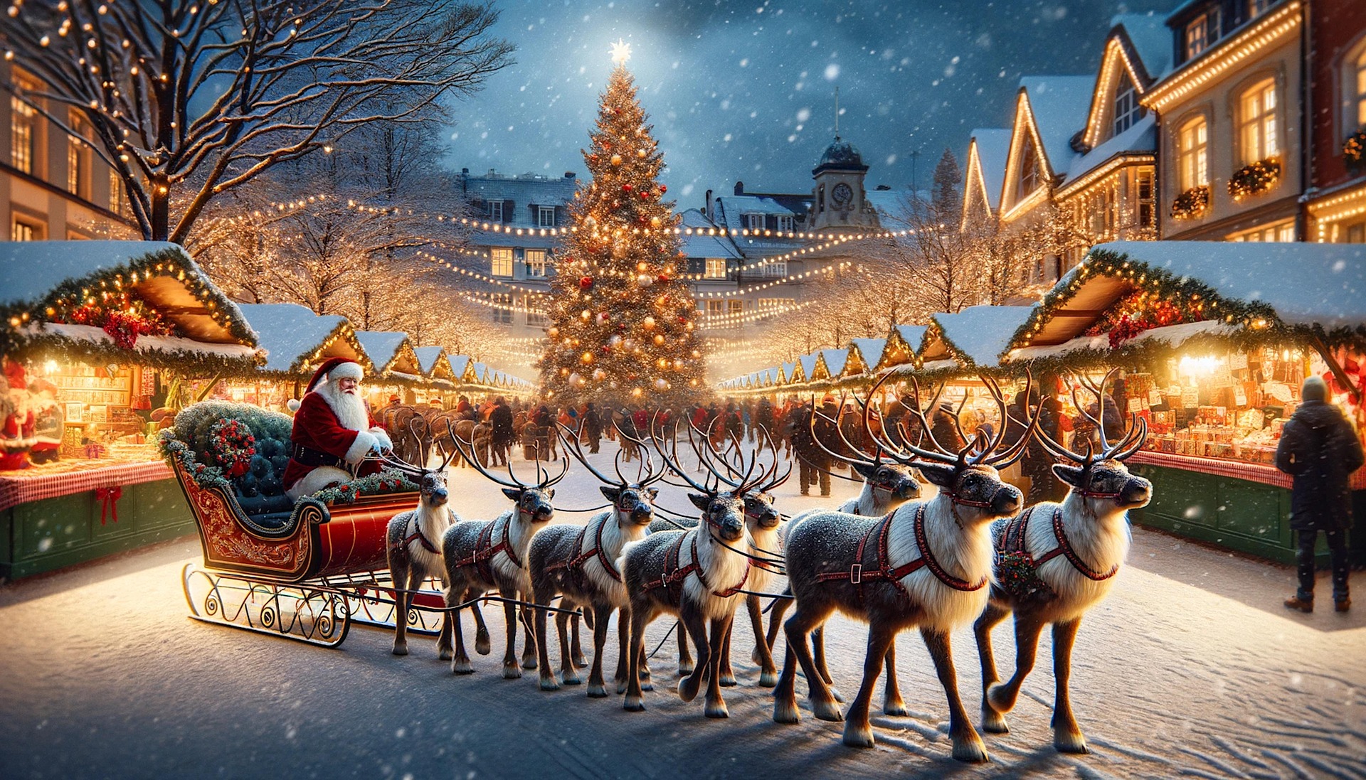 Junge Erwachsene: Weihnachtsmarkt-Besuch